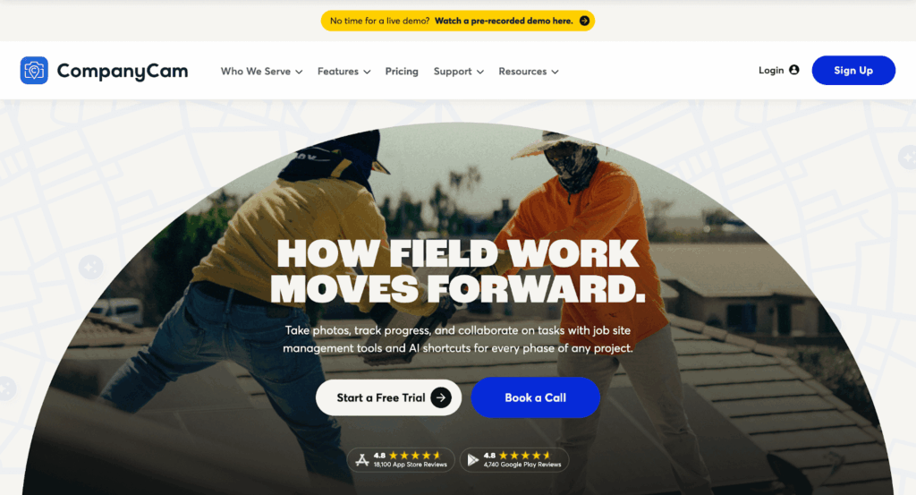 companycam homepage