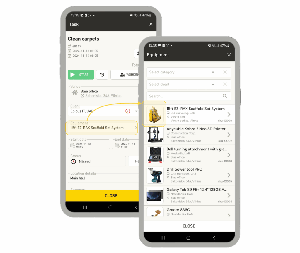 Mobile accessibility