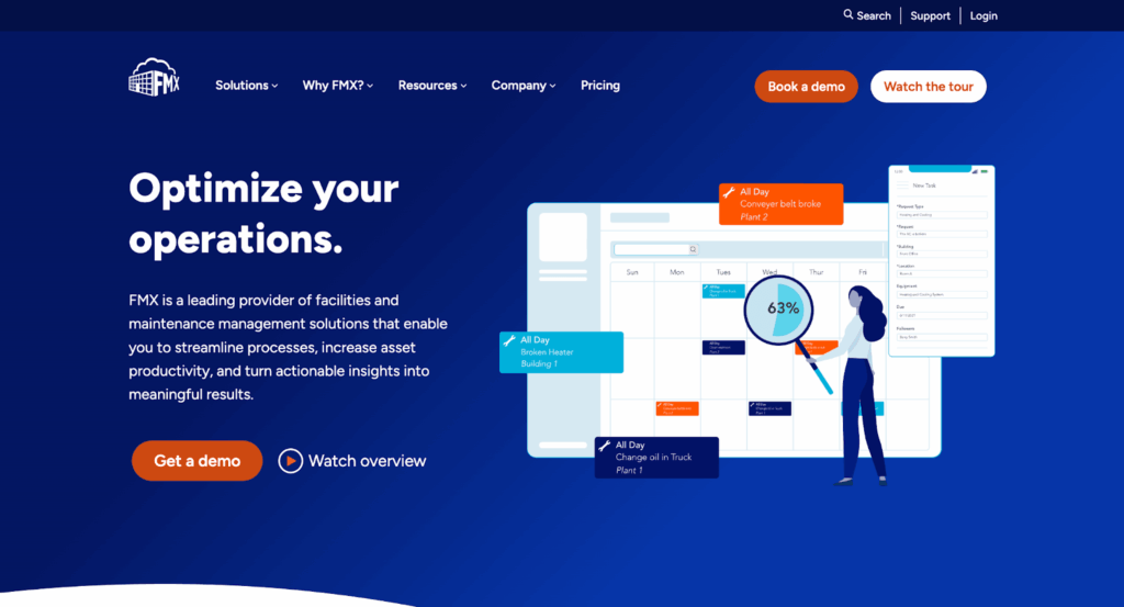 fmx homepage screenshot