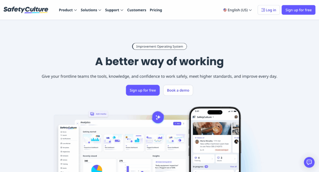 safetyculture homepage