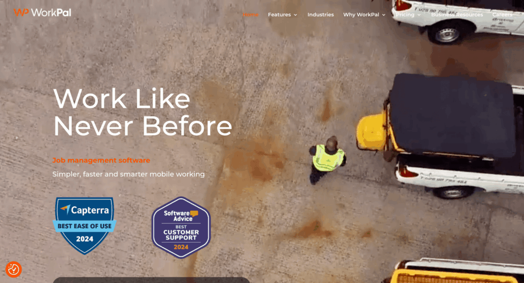 WorkPal homepage