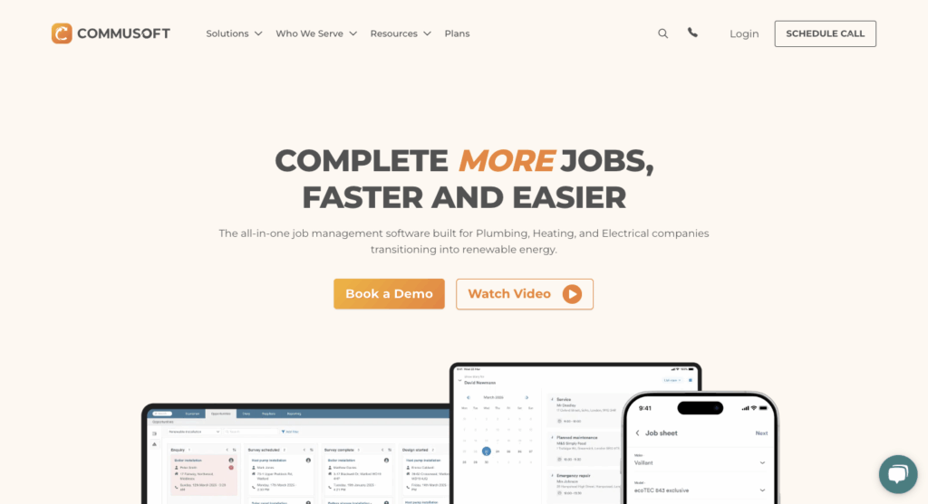 commusoft homepage